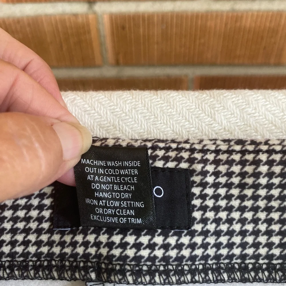 Jones New York Wide Leg Black and White Pants - Picture 3 of 7